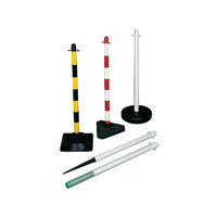 2 FREESTANDING POSTS YEL/BLK 371438