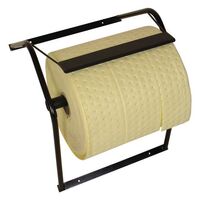 Wall mounted absorbent roll dispenser