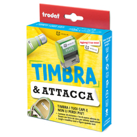 Kit Timbra&Attacca - per stampa su tessuti/etichette - Trodat