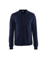 Langarm Polo Shirt 3388 marineblau