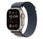 Apple Watch Ultra 2 GPS + Cellular 49mm titántok, kék alpesi pánt (L) (MREQ3FD/A)