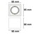 Deckenaufbauleuchte eckig für GU10/MR16, IP20, schwenkbar, exkl. Fassung /Sockel, exkl. Leuchtmittel, Weiß