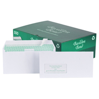 Wallet Envelope DL Peel and Seal Window 120gsm White (PacK 500) - A80117