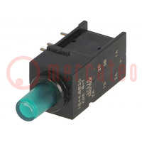 Switch: push-button; Pos: 2; DPDT; 0.5A/60VAC; 0.5A/60VDC; ON-(ON)