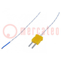 Sonda: temperatura tipo K; -40÷250°C; 1m