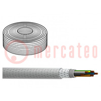 Wire; MACHFLEX 375CY; 5G1mm2; shielded,tinned copper braid; PVC