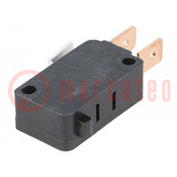 Microswitch SNAP ACTION; 25A/277VAC; cam follower lever; SPDT