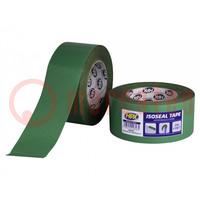 Ruban: de scellage; W: 60mm; L: 25m; Thk: 0,25mm; vert; acrylique
