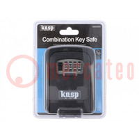 Key safe; combination code; W: 90mm; H: 120mm; D: 40mm