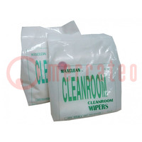 Lingettes: tissu; Application: cleanroom,nettoyage; sèches; 150pc
