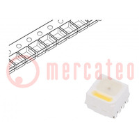 LED; SMD; RGBW; 3,5x3,7x2,6mm; 110°; 20mA; Uitvoering: vierkleuren