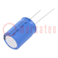 Capacitor: electrolytic; THT; 4.7mF; 16VDC; Ø18x25mm; Pitch: 7.5mm