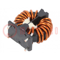 Inductor: wire with current compensation; THT; 1.1mH; 2.3mΩ; SCF