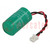 Battery: lithium; 3V; 1/2AA,1/2R6; 950mAh; non-rechargeable