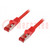 Patch cord; S/FTP; 6; Line; Cu; LSZH; rot; 1,5m; 27AWG