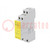 Module: safety relay; 7S; 24VDC; OUT: 3; for DIN rail mounting