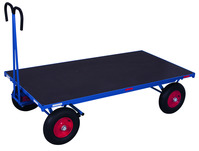 Produktbild - Handpritschenwagen ohne Bordwand / Ladehöhe 480 mm , Ladefläche 1.600 x 800 mm, Luftbereifung