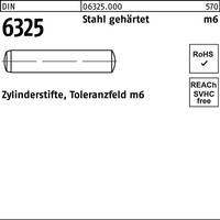 Zylinderstift DIN 6325 1,5 m6x 8 Stahl g