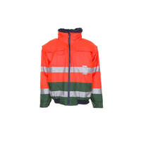 Warnschutzbekleidung Comfortjacke, orange-grün, wasserdicht, Gr. S-XXXXL Version: S - Größe S