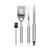 Grill set ﻿"Deluxe", silver