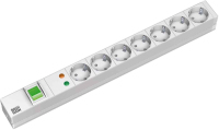 Bachmann 7x Schuko, 2m power extension 7 AC outlet(s) Grey