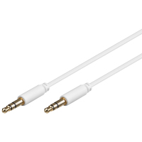 Goobay 69110 câble audio 0,5 m 3,5mm Blanc