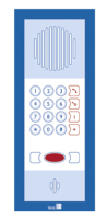 Telecom Behnke BT 20-323-IP Audio-Intercom-System Blau, Weiß