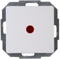 Kopp 651693084 włącznik światła Czerwony, Biały