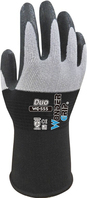 Wonder Grip 52918 beschermende handschoen Werkplaatshandschoenen Zwart, Grijs Microvezel, Nitrilschuim, Nylon 1 stuk(s)