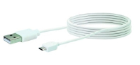 Schwaiger LK200M532 câble USB 2 m USB 2.0 USB A Micro-USB A Blanc