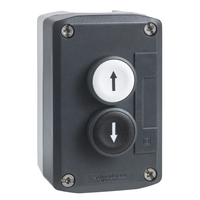Schneider Electric XALD interruptor eléctrico Interruptor pulsador Negro, Blanco