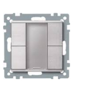 Merten 627660 veiligheidsplaatje voor stopcontacten Aluminium