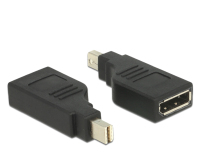 DeLOCK 65626 cambiador de género para cable Mini DisplayPort DisplayPort Negro