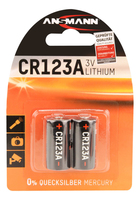 Ansmann 1510-0023 huishoudelijke batterij Wegwerpbatterij CR123A Lithium