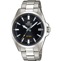 Casio EFV-100D-1AVUEF horloge Unisex Quartz Zwart, Zilver