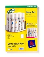 Avery Heavy Duty Laser Labels Biały