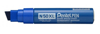 Pentel N50XL Permanent-Marker Blau Meißel 6 Stück(e)