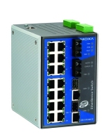 Moxa EDS-518A-SS-SC hálózati kapcsoló Vezérelt
