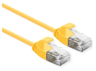 ROLINE 21.15.3922 kabel sieciowy Żółty 0,5 m Cat6a U/UTP (UTP)