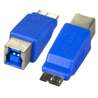 M-Cab 7200529 csatlakozó átlakító USB 3.0 B USB 3.0 Micro B Kék