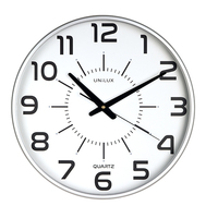 Unilux MAXI POP Muur Quartz clock Rond Grijs