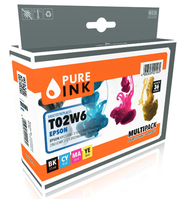 Pure Ink 170745990074 inktcartridge Compatibel Zwart, Cyaan, Magenta, Geel