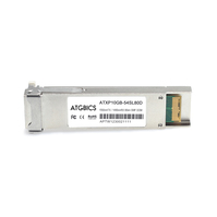 ATGBICS XFP-10GBX-D-80 Cisco Compatible Transceiver XFP 10GBase-BX (Tx1550/Rx1490nm, 80km, SMF, DOM)