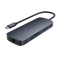 HYPER HD4006GL Schnittstellen-Hub USB 3.2 Gen 1 (3.1 Gen 1) Type-C 10000 Mbit/s Blau, Grau
