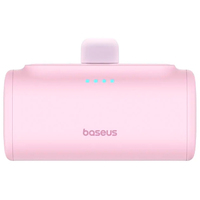 Baseus P10068306413-00 külső akkumulátor 5000 mAh Rózsaszín