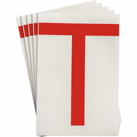 Brady TS-152.40-514-T-RD-20 self-adhesive symbol 20 pc(s) Red Letter