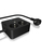 ICY BOX IB-MPS2220B-CH power extension 1.9 m 2 AC outlet(s) Indoor Black