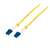 LogiLink FP0LC50 Glasfaserkabel 50 m LC OS2 Blau, Gelb
