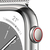 Apple Watch Series 8 OLED 45 mm Digitális 396 x 484 pixelek Érintőképernyő 4G Ezüst Wi-Fi GPS (műhold)