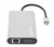 Manhattan 130660 laptop dock & poortreplicator Bedraad USB 3.2 Gen 1 (3.1 Gen 1) Type-C Aluminium